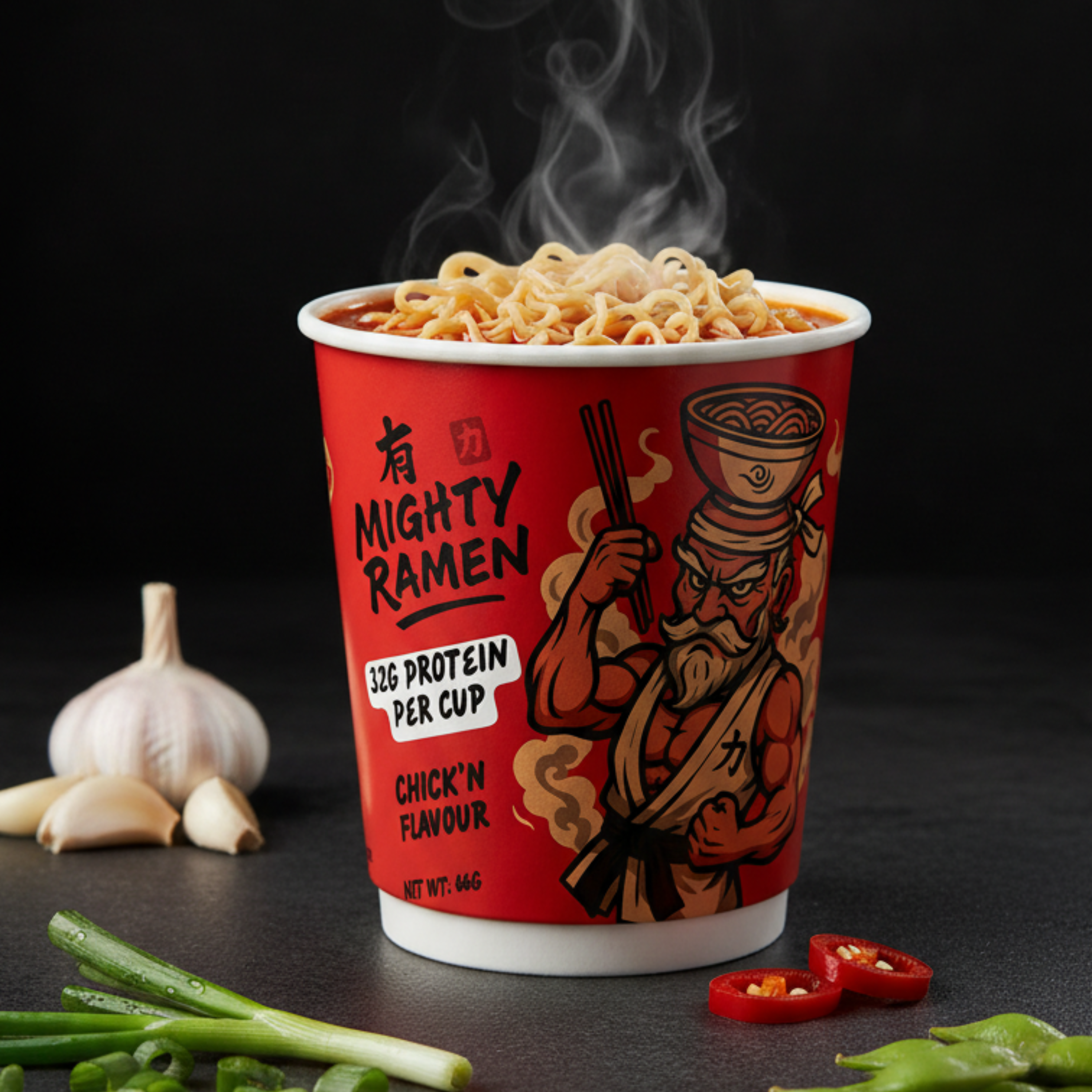 Mighty Ramen Variety Pack (12 Cups)