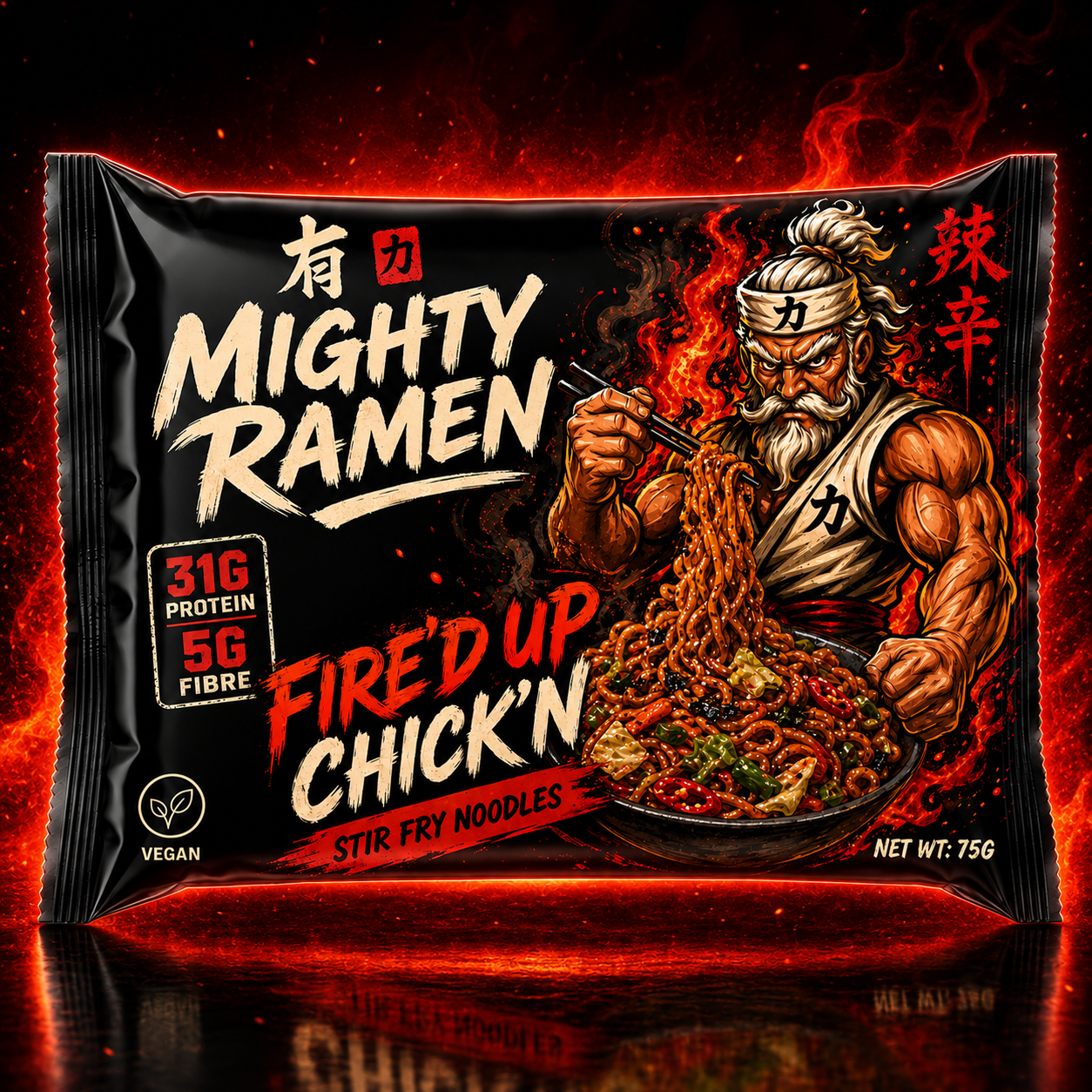 FIRE'D UP CHICK'N (6 Bags)